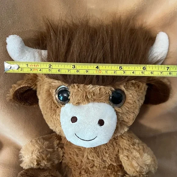 Estate Scottish Highlander Stuffed Toy - Tan and White - Picture 9 of 9